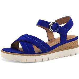 Tamaris Sandalette Damen Keilabsatz blau,EU 40 Tamaris Sandalette Damen Keilabsatz blau,EU 40