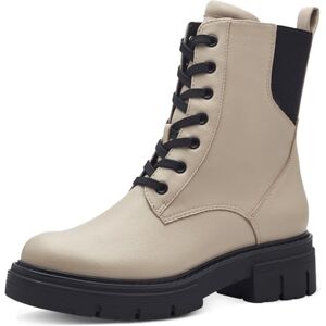 MARCO TOZZI Damen Stiefeletten zum Schnüren mit Blockabsatz mit Reißverschluss, Cremefarben (Ivory Comb.), 36 EU MARCO TOZZI Damen Stiefeletten zum Schnüren mit Blockabsatz mit Reißverschluss, Cremefarben (Ivory Comb.), 36 EU