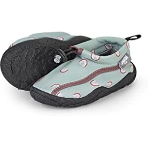 Sterntaler Badeschuhe Regenbogen – Mädchen Baby Aquaschuhe mit Kordelstopper – Strukturierte Sohle – Funktionsmaterial mit Regenbogenprint – Kinder Wasserschuhe Bademode Farbe steingrün, Größe 24 Sterntaler Badeschuhe Regenbogen – Mädchen Baby Aquaschuhe mit Kordelstopper – Strukturierte Sohle – Funktionsmaterial mit Regenbogenprint – Kinder Wasserschuhe Bademode Farbe steingrün, Größe 24