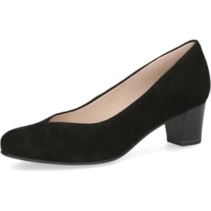 CAPRICE Damen Pumps aus Leder mit Blockabsatz, Schwarz (Black Suede), 37 EU CAPRICE Damen Pumps aus Leder mit Blockabsatz, Schwarz (Black Suede), 37 EU