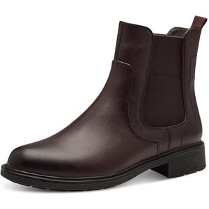 Jana Damen Stiefeletten ohne Absatz mit Reißverschluss Vegan, Rot (Weinrot), 38 EU Jana Damen Stiefeletten ohne Absatz mit Reißverschluss Vegan, Rot (Weinrot), 38 EU