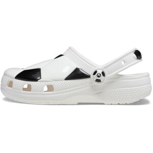 Crocs Unisex Kinder Classic Soccer Ball Clog T Clog, White/Black, 25/26 EU Crocs Unisex Kinder Classic Soccer Ball Clog T Clog, White/Black, 25/26 EU