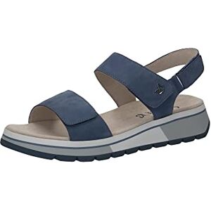 CAPRICE Leder Sandale Flach Blau 28705 CAPRICE Leder Sandale Flach Blau 28705
