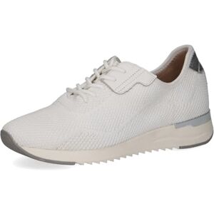 CAPRICE Damen Sneaker flach mit Schnürsenkeln Bequem, Weiß (White Knit), 42 EU CAPRICE Damen Sneaker flach mit Schnürsenkeln Bequem, Weiß (White Knit), 42 EU