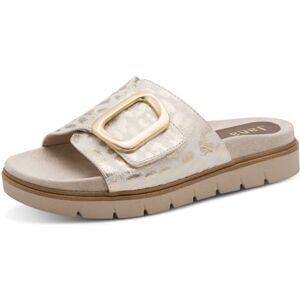 Jana Damen Wedge/Plat Mule Vegan Gold Leo MET 40 Jana Damen Wedge/Plat Mule Vegan Gold Leo MET 40