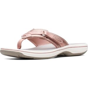 Clarks Damen Breeze Sea Flipflop, Rotgold-Kunststoff, 36 EU Clarks Damen Breeze Sea Flipflop, Rotgold-Kunststoff, 36 EU