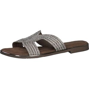 MARCO TOZZI Damen Pantoletten Glitzer Flach, Gold (Gold), 37 EU MARCO TOZZI Damen Pantoletten Glitzer Flach, Gold (Gold), 37 EU