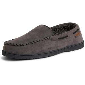 Dearfoams Herren Atmungsaktive Memory Foam Indoor/Outdoor Keaton Mokassin Hausschuhe mit weiter Passform, 13-14 Dearfoams Herren Atmungsaktive Memory Foam Indoor/Outdoor Keaton Mokassin Hausschuhe mit weiter Passform, 13-14