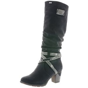 Rieker 96054, Damen Hohe Stiefel, Schwarz (schwarz/Smoke 00), 40 EU (6.5 UK) Rieker 96054, Damen Hohe Stiefel, Schwarz (schwarz/Smoke 00), 40 EU (6.5 UK)