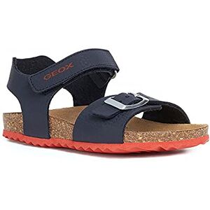 Geox Jungen J Ghita Boy B Sandalen, Navy Red, 35 EU Geox Jungen J Ghita Boy B Sandalen, Navy Red, 35 EU