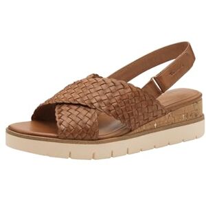 Tamaris Sandalette Damen Keilabsatz braun,EU 40 Tamaris Sandalette Damen Keilabsatz braun,EU 40
