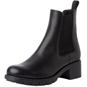 Tamaris Damen Chelsea Leder Blockabsatz Wechselfußbett; BLACK LEATHER, EU 39 Tamaris Damen Chelsea Leder Blockabsatz Wechselfußbett; BLACK LEATHER, EU 39