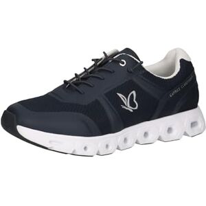 CAPRICE Damen Sneaker flach mit Schnürsenkeln Vegan, Blau (Ocean Comb), 37 EU CAPRICE Damen Sneaker flach mit Schnürsenkeln Vegan, Blau (Ocean Comb), 37 EU