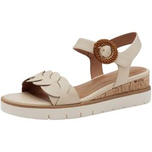 Tamaris Sandalette Damen Keilabsatz beige,EU 39 Tamaris Sandalette Damen Keilabsatz beige,EU 39