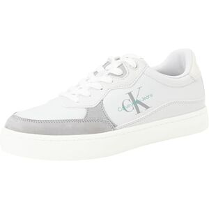 Calvin Herren Cupsole Sneaker aus Leder, Mehrfarbig (Oyster Mushroom/Formal Grey), 40 Calvin Herren Cupsole Sneaker aus Leder, Mehrfarbig (Oyster Mushroom/Formal Grey), 40