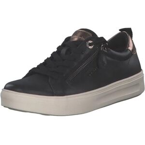 Tamaris Damen Wide Fit Damen Sneaker flach mit Reißverschluss Freizeit, schwarz (Black), 37 EU Tamaris Damen Wide Fit Damen Sneaker flach mit Reißverschluss Freizeit, schwarz (Black), 37 EU
