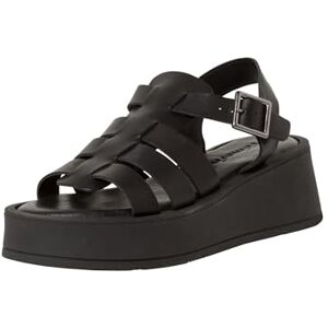 Tamaris Damen Plateau Sandalen Leder Keilabsatz Sommer; BLACK/schwarz; 39 EU Tamaris Damen Plateau Sandalen Leder Keilabsatz Sommer; BLACK/schwarz; 39 EU