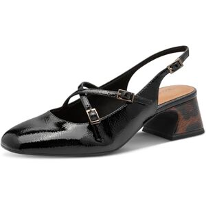 Tamaris Damen Sling Leder schwarz 39 Tamaris Damen Sling Leder schwarz 39