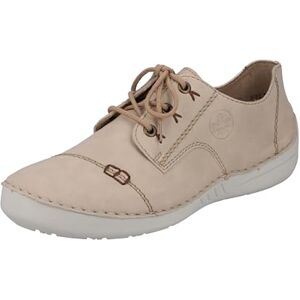 Rieker Damen Schnürer 52520-62 beige Gr. 39 Rieker Damen Schnürer 52520-62 beige Gr. 39