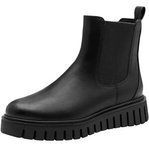 MARCO TOZZI Damen Chelsea Boots zum Schlupfen Plateau, Schwarz (Black), 41 EU MARCO TOZZI Damen Chelsea Boots zum Schlupfen Plateau, Schwarz (Black), 41 EU