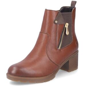 Rieker Damen Chelsea Boots 77550, Frauen Stiefeletten,Kurzstiefel,uebergangsschuhe,uebergangsstiefel,Schlupfstiefel,warm,braun (22),42 EU / 8 UK Rieker Damen Chelsea Boots 77550, Frauen Stiefeletten,Kurzstiefel,uebergangsschuhe,uebergangsstiefel,Schlupfstiefel,warm,braun (22),42 EU / 8 UK