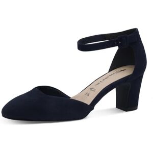 Tamaris Damen Pumps mit Blockabsatz, blau, 40 EU Tamaris Damen Pumps mit Blockabsatz, blau, 40 EU
