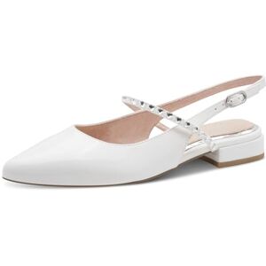 MARCO TOZZI Damen Pumps weiches Feel Me Fußbett Leder Decksohle Hochzeit, beige (Ivory PATENT), 39 EU MARCO TOZZI Damen Pumps weiches Feel Me Fußbett Leder Decksohle Hochzeit, beige (Ivory PATENT), 39 EU