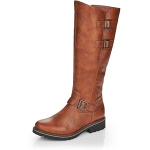 Remonte Damen Schlupfstiefel R6590, Frauen Stiefel,lose Einlage,Winterschuhe,uebergangsstiefel,uebergangsschuhe,langschaftstiefel,braun (22),40 EU Remonte Damen Schlupfstiefel R6590, Frauen Stiefel,lose Einlage,Winterschuhe,uebergangsstiefel,uebergangsschuhe,langschaftstiefel,braun (22),40 EU
