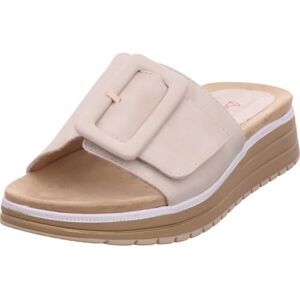 MARCO TOZZI Damen Pantoletten mit Klettverschluss Bequem, Beige (Cream), 41 EU MARCO TOZZI Damen Pantoletten mit Klettverschluss Bequem, Beige (Cream), 41 EU