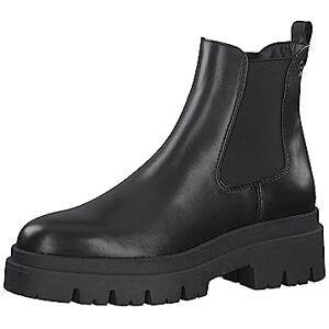 Tamaris Damen Chelsea Leder Blockabsatz bequem; BLACK LEATHER, EU 41 Tamaris Damen Chelsea Leder Blockabsatz bequem; BLACK LEATHER, EU 41