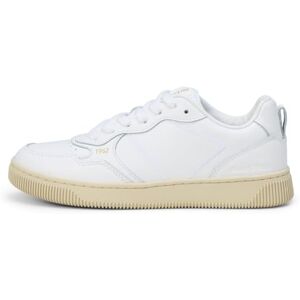 Marc O' Polo Marc OߴPolo Damen Sneaker flach aus Leder bequem, Weiß (White), 41 Marc O' Polo Marc OߴPolo Damen Sneaker flach aus Leder bequem, Weiß (White), 41