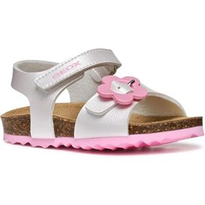 Geox BABY B SANDAL CHALKI GIRL WHITE/PINK 24_EU Geox BABY B SANDAL CHALKI GIRL WHITE/PINK 24_EU