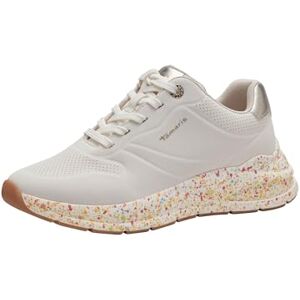 Tamaris Damen 1-23748-41 Sneaker Sneaker, White Comb, 36 Tamaris Damen 1-23748-41 Sneaker Sneaker, White Comb, 36