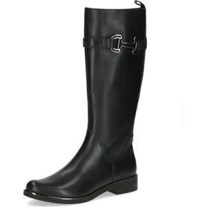 CAPRICE Damen Stiefel aus Leder mit Zierschnalle, Schwarz (Black Comb), 40 EU CAPRICE Damen Stiefel aus Leder mit Zierschnalle, Schwarz (Black Comb), 40 EU