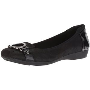 Anne Klein Damen Umeko Ballett Flach, Schwarz (Schwarz-Multi-Stoff), 36 EU Anne Klein Damen Umeko Ballett Flach, Schwarz (Schwarz-Multi-Stoff), 36 EU