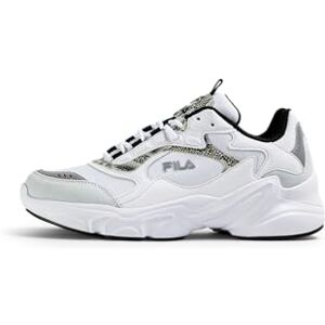 FILA Damen Sneaker COLLENE mit Materialmix, Weiß (White-Black), 40 FILA Damen Sneaker COLLENE mit Materialmix, Weiß (White-Black), 40