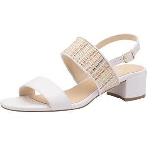 MARCO TOZZI Damen Sandalen mit Absatz Elegant Vegan, Weiß (White Comb), 38 EU MARCO TOZZI Damen Sandalen mit Absatz Elegant Vegan, Weiß (White Comb), 38 EU