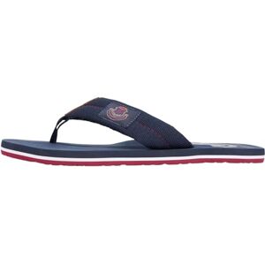 Tommy Hilfiger Herren Flip Flops Patch mit Gurtband-Riemen, Blau (Desert Sky), 45 Tommy Hilfiger Herren Flip Flops Patch mit Gurtband-Riemen, Blau (Desert Sky), 45