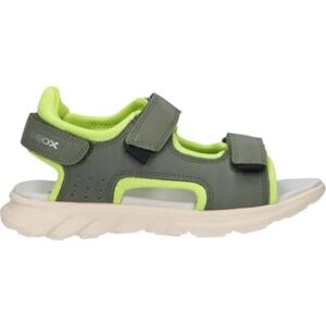Geox JUNIOR J SANDAL AIRADYUM BO SANDALS MILITARY/LIME 27_EU Geox JUNIOR J SANDAL AIRADYUM BO SANDALS MILITARY/LIME 27_EU