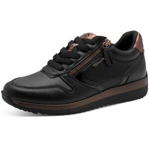 Tamaris Comfort Damen Sneaker Low 8-83734-46 Black/Copper (schwarz, 39 EU) Tamaris Comfort Damen Sneaker Low 8-83734-46 Black/Copper (schwarz, 39 EU)