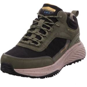 Skechers Herren Bounder RSE Brekor Sneaker, Olivfarbenes Nubuk-Mesh-TPU, schwarzer Rand, 42 EU Skechers Herren Bounder RSE Brekor Sneaker, Olivfarbenes Nubuk-Mesh-TPU, schwarzer Rand, 42 EU