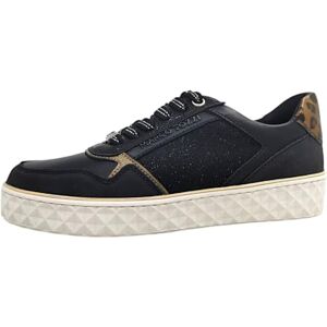 MARCO TOZZI Damen Sneaker flach mit Schnürsenkeln Freizeit, Schwarz (Black Comb), 39 EU MARCO TOZZI Damen Sneaker flach mit Schnürsenkeln Freizeit, Schwarz (Black Comb), 39 EU