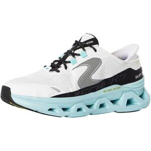 Skechers Herren Glide-Step Altus Hands Free Slip-in Sneaker, White Hotmelt/Mesh/Blue Trim, 47.5 EU Skechers Herren Glide-Step Altus Hands Free Slip-in Sneaker, White Hotmelt/Mesh/Blue Trim, 47.5 EU