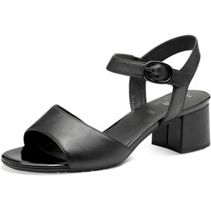 Jana Damen Sandalen mit Absatz Vegan mit Klettverschluss, Schwarz (Black), 37 EU Jana Damen Sandalen mit Absatz Vegan mit Klettverschluss, Schwarz (Black), 37 EU