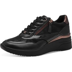 s.Oliver Damen Sneaker flach mit Reißverschluss Sportlich, Schwarz (Black), 41 EU s.Oliver Damen Sneaker flach mit Reißverschluss Sportlich, Schwarz (Black), 41 EU