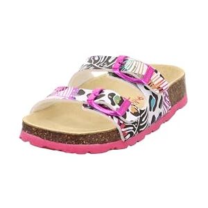 Superfit Mädchen Fussbettpantoffel 1800111 Hausschuh, Weiß Mehrfarbig 1100, 24 EU Superfit Mädchen Fussbettpantoffel 1800111 Hausschuh, Weiß Mehrfarbig 1100, 24 EU