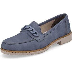 Rieker Damen Slipper 51863-10 blau Gr. 40 Rieker Damen Slipper 51863-10 blau Gr. 40