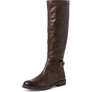 MARCO TOZZI Damen Overknee Stiefel Flach mit Reißverschluss, Braun (Cafe), 37 EU MARCO TOZZI Damen Overknee Stiefel Flach mit Reißverschluss, Braun (Cafe), 37 EU