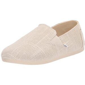 TOMS Damen Redondo Flacher Slipper, Natürliches metallisches Slubby-Gewebe, 36.5 EU TOMS Damen Redondo Flacher Slipper, Natürliches metallisches Slubby-Gewebe, 36.5 EU