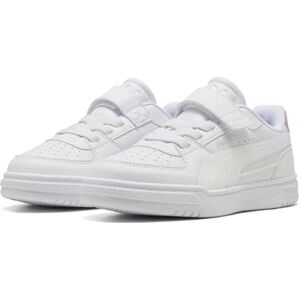 Puma CAVEN III Holo 2.0 AC+ PS Sneaker, Weiß-Rosy Outlook-Silber, 12.5 UK für Kinder Puma CAVEN III Holo 2.0 AC+ PS Sneaker, Weiß-Rosy Outlook-Silber, 12.5 UK für Kinder